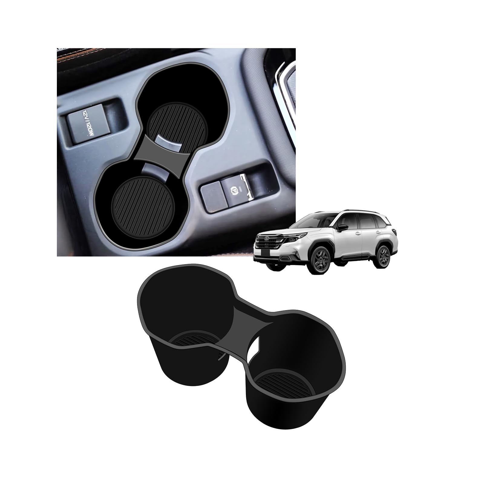 

GIKAKU Subaru Forester SL Series Accessories Center Console Cup Holder, Drink Holder, Storage Box,