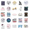 50 Health Therapy Stickers DIY Decorative Suitcase Notebook Waterproof Stickers