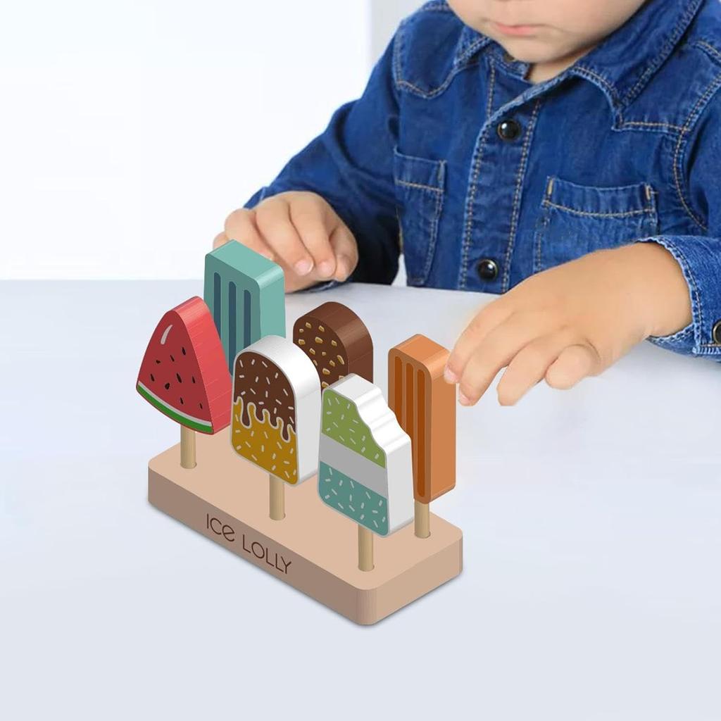Children Play House Ice Cream Toys For Girls Boys Cutting Fruit Kitchen DIY Pretend Play Educational Toy