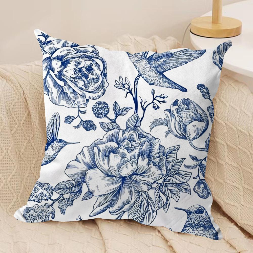 Bohemian Style Texture Cushion Cover Short plush Doublesided Print Square Throw Pillow Covers Sofa Home Cushion Decor