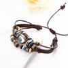 Böhmen Punk Design Multilayer Seil Augen Armband Handgemacht Einstellbar Passenden Frauen Männer Glück Wunsch Brazalete