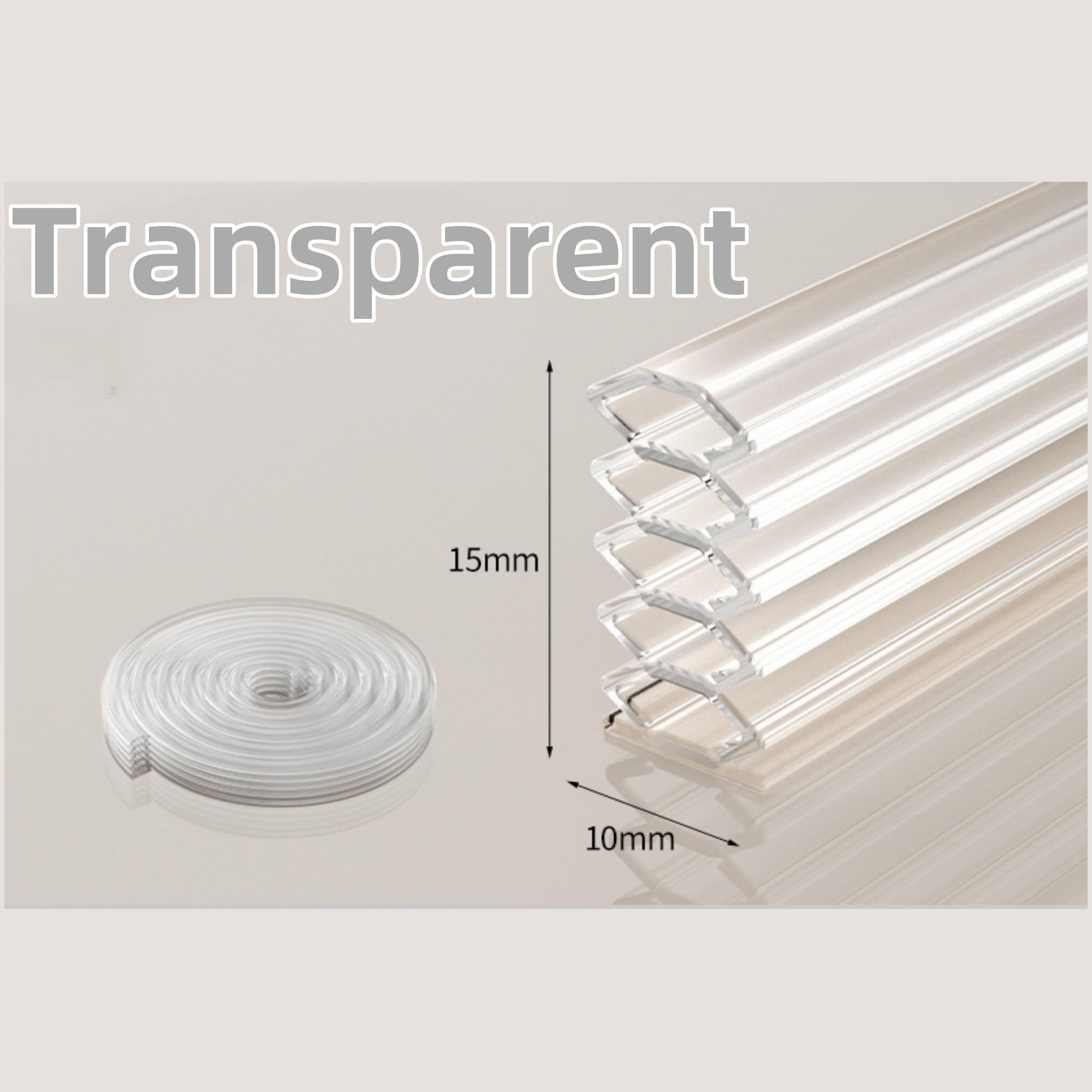 6M Door Sealing Strip Anti-theft Door Windproof Self-adhesive Sound Insulation Strip Window Gap Filling Dust-proof Sealing Strip 6M прозрачный