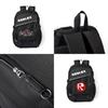 Unisex Roblox Pattern Canvas Backpack With Durable Material And Multiple Storage Compartments