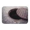 Funny 3D Traps Mat Front Door Rug Anti-Slip Indoor Outdoor Manhole Cover Pattern Doormat Floor Bath Entrance Kitchen Carpets
