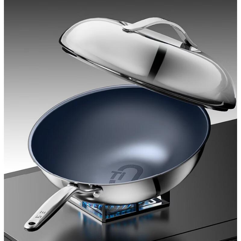 Sanhe Pure Titanium Non-Stick Wok