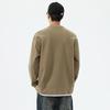 Men's American Two-Piece Style Long-Sleeve V-Neck Hoodie, Retro Casual Loose Fit, Autumn 2025 Trend