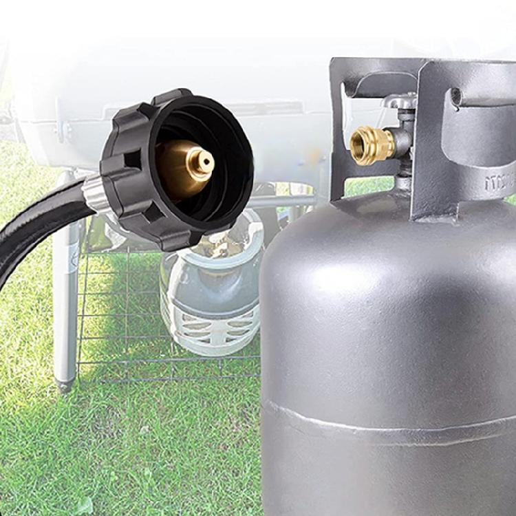 6 Ft Propane Hose Adapter Seamlessly Connection from 20lb To 1lb Tanks for Outdoor Barbecue Camping Picnics Needs