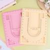U Shape Bead Design Board Smooth Edge with Clear Scale DIY Jewelry Measuring Tray for Beading Party Group Craft Activities