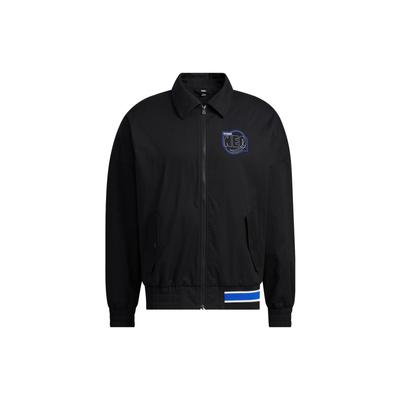 Sports Loose Long Sleeve Jacket Men Outerwear Black IA5316