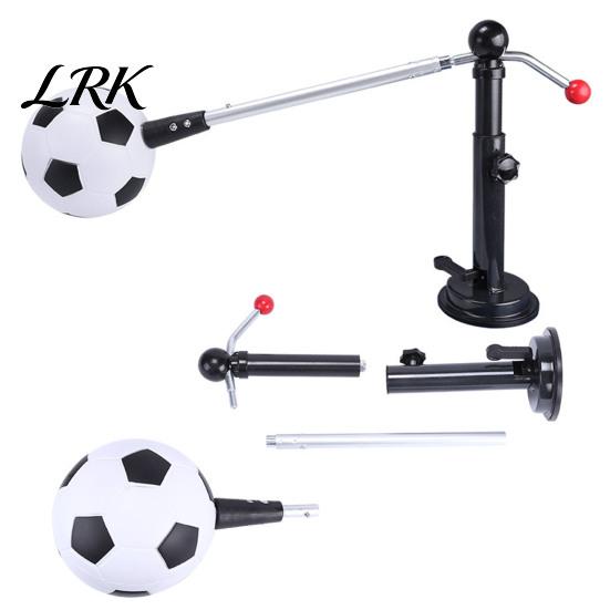Footwork Training Device Soccer Trainer with Suction Cup, Height Adjustable Football Dribbling Passing High Strength Aid, Solo Practice Equipment for