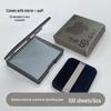 Portable Women's Oil-Control Loose Powder with Mirror & Oil-Absorbing Sheets