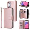 For Samsung Galaxy A33 5G Zipper Wallet Case Card Slots Leather Phone Cover