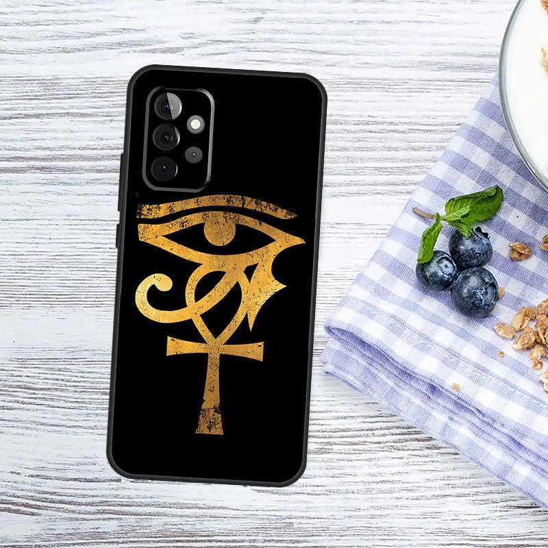 Egypt Nefertiti Anubis Ankh Case For Samsung Galaxy A52 A32 A12 A14 A34 A54 A53 A33 A13 A51 A71 A15 A25 A35 A55 Cover