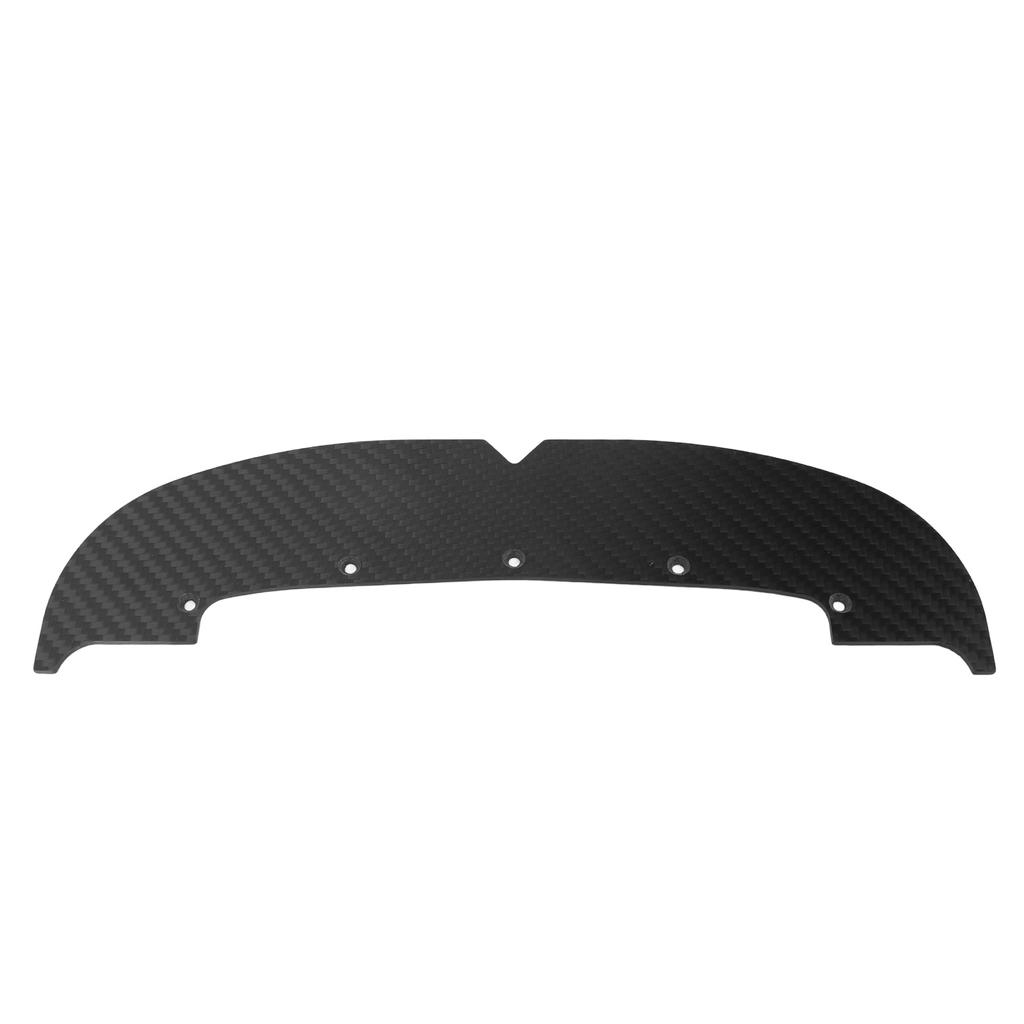 Carbon Fiber Front Splitter Shockproof RC Car Front Bumper Splitter Replacement for Arrma Vendetta 4wd 3s Blx