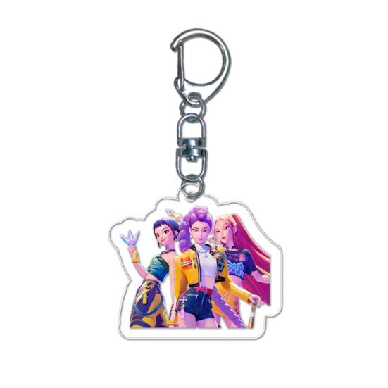 Witch Hunter Keychain Acrylic Anime Pendant Holder Vivid Character Expression Keychain Bag Accessory