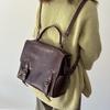 Mochila de Cuero Genuino Johnature para Mujer Gran Capacidad Mochila para Viajes y Commuting Bolso de Hombro Multifuncional