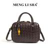 Vintage hand-woven pillow bag commuter versatile hand-held camera bag trendy shoulder messenger bag