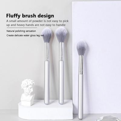 1Pc Blush Brush Portable Color Makeup Tool Natural Fiber Skin Friendly Non-Irritating Multi-Functional Makeup