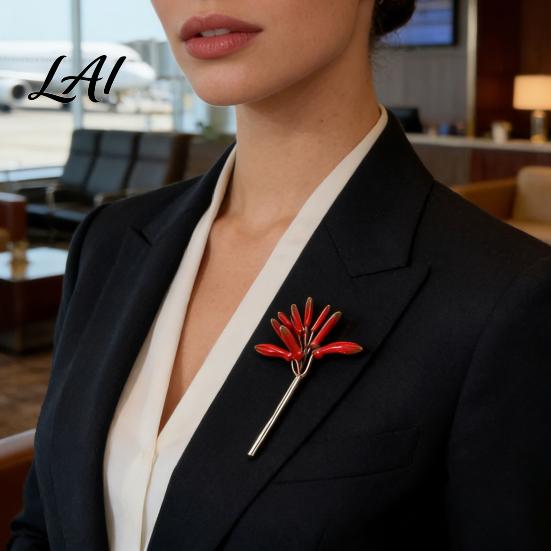 Jewelry Pin 1/2/3Pcs Flower Design Brooch Sweaters Collars Hats Bags Coats Anti-rust