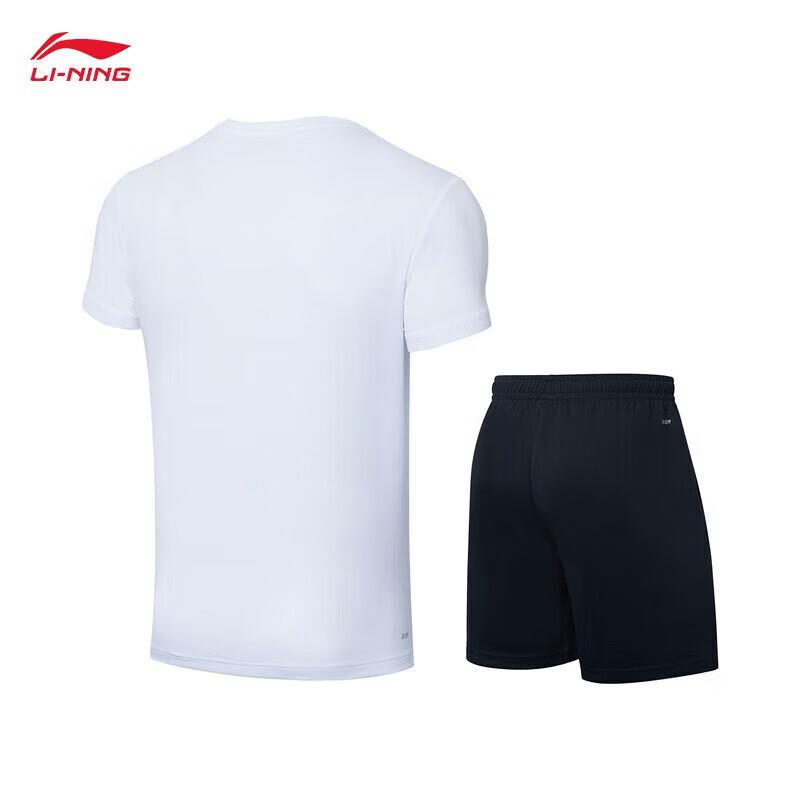 LI-NING Unisex Quick-Dry Badminton T-Shirt & Shorts Set