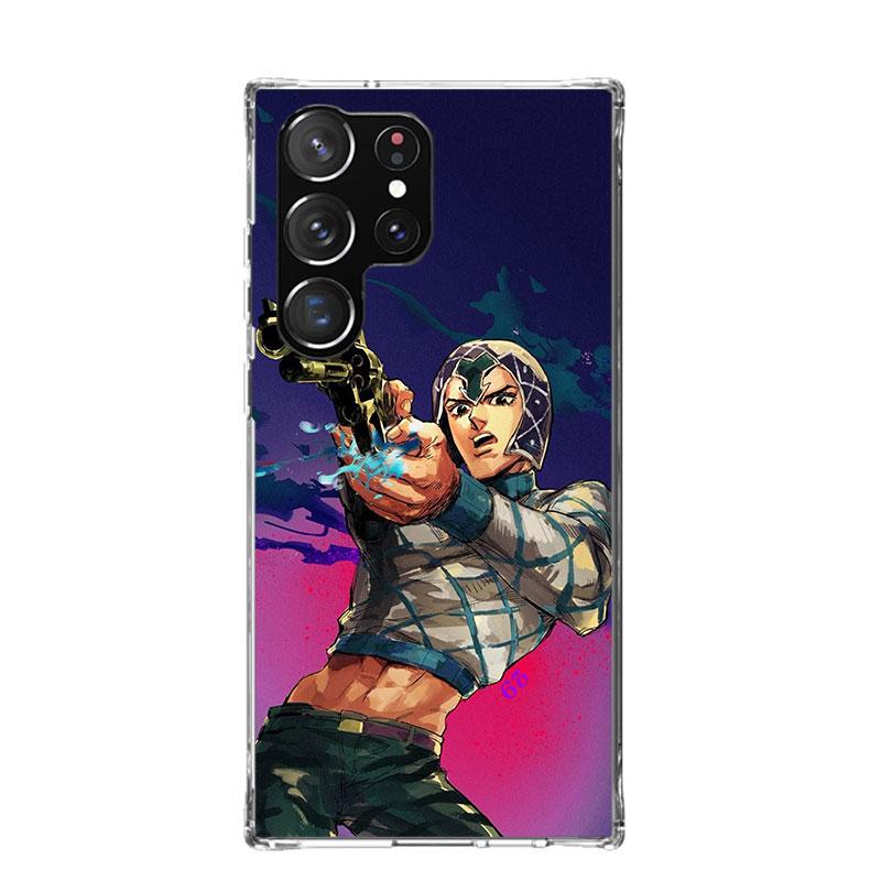 JoJo Adventure Guido Mista Phone Case For Samsung Galaxy S25 Edge S24 S23 S22 S21 FE S20 Ultra S10 Plus + Art Customized Coque C