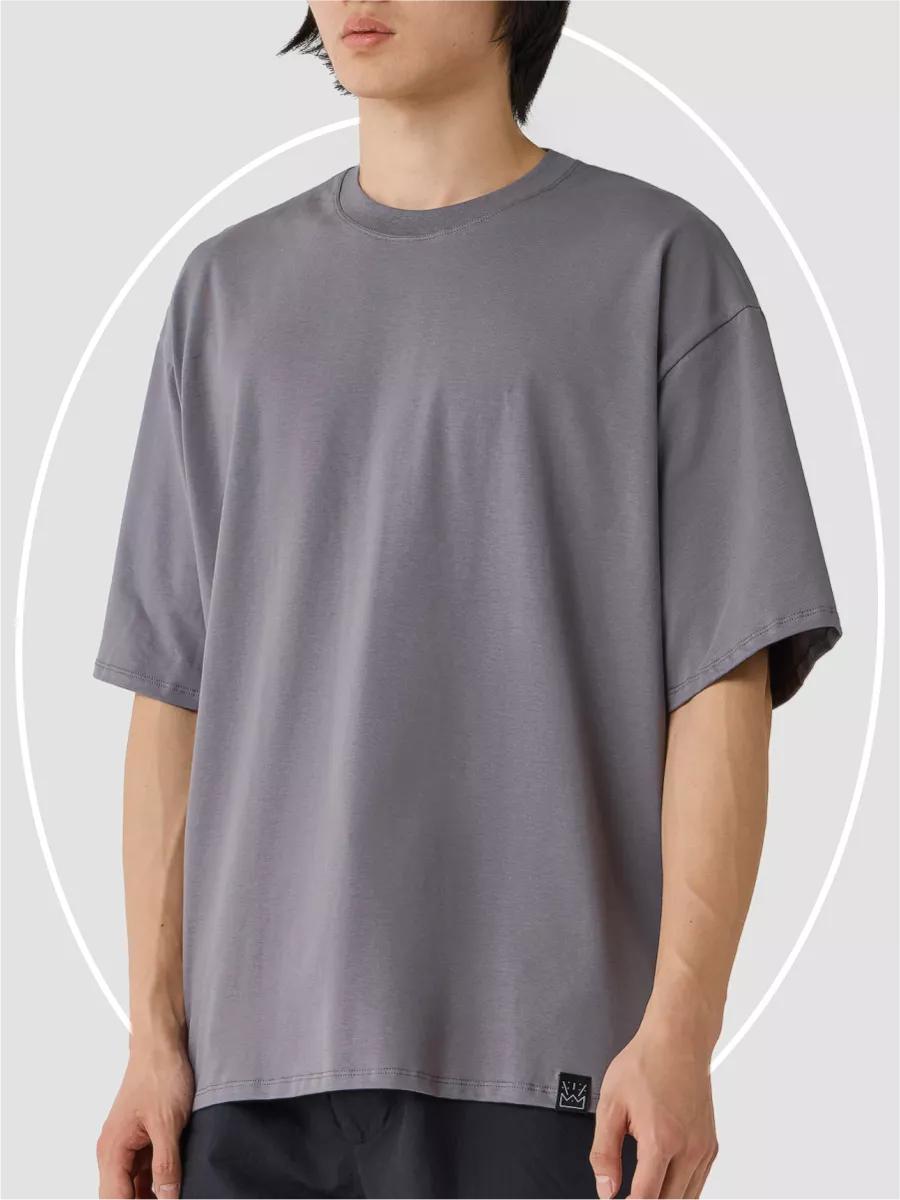Oversized solid y2k cotton T-shirt 4XL