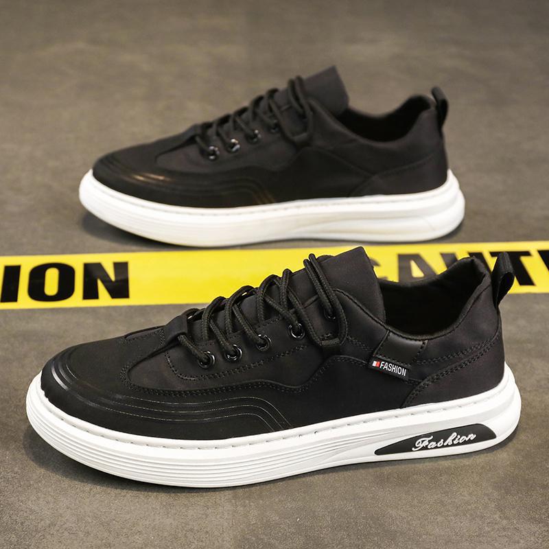 Безклеевая прошивка Тонкая зонтичная ткань Board shoes Дышащая повседневная спортивная обувь из ткани Кеды 39