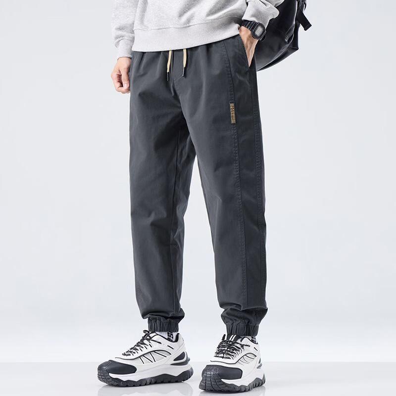 Men's Loose Fit Drawstring Cargo Pants