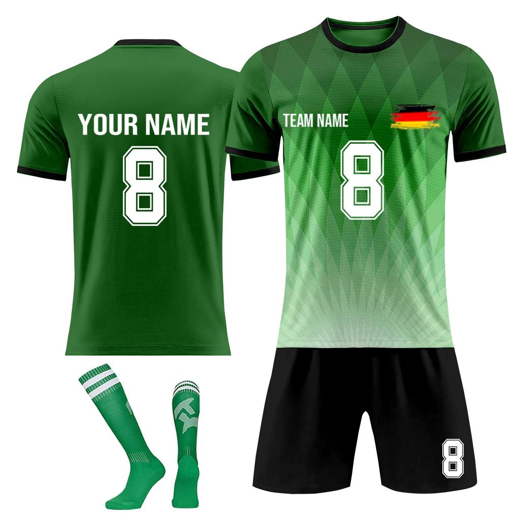 Personalised Shirts Kit Mens Girls With Name Number Custom Football Jerseys For Boys Training Suit