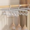 360-degree Rotating Clothes Hanger Holder Sling Scarf Underwear Storage Rack Wardrobe Organizer