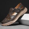 Summer Breathable Men's Bag Head Sandals Hollow Mesh Hole Shoes Outdoor Non-slip Lightweight Sports Leisure Beach Shoes Size 46
