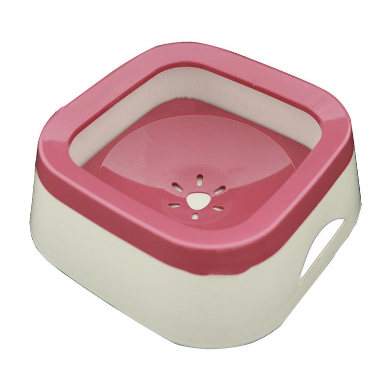 Dog Drinking Water Bowls 1000ml Large Capacity Floating Non-Wetting Mouth Cat Slow Anti-Overflow Water Feeding Dispenser