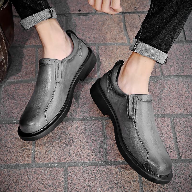 Mens Loafers Handmade Mens Slip On Driving Shoes New Arrival for Men Business Office Shoes 2024 Genuine Leather Male Gents Shoes