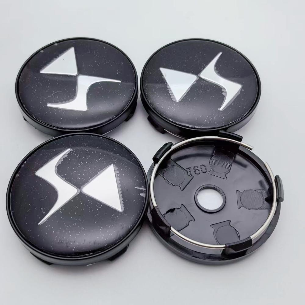 4PCS/lot 60MM DS Car Wheel Center Hub Caps for DS DS3 DS5 DS6 Deesse PSA logo Stylish Hard Wearing Replacement Dust Cover