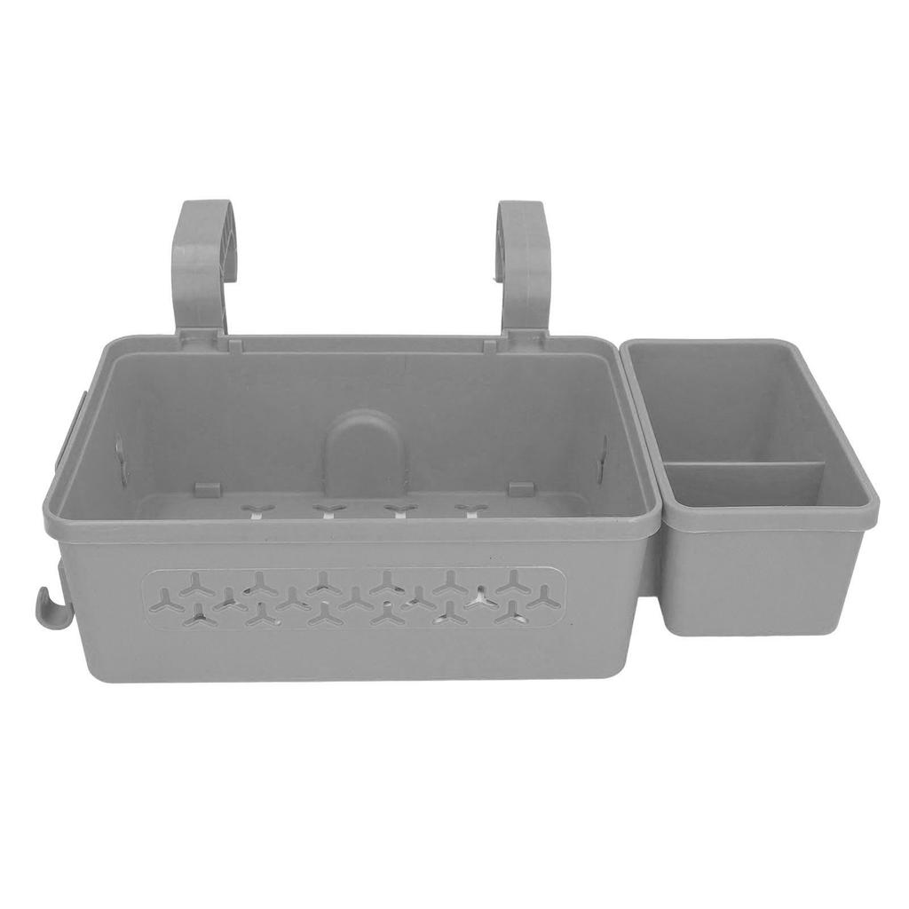 Poolside Storage Basket Thickened Swimming Pool Hanging Basket with Cup Holder for 2.3in Or Less Top Rail for Drinks Towels