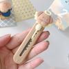 Mini cuchillo utilitario de dibujos animados para estudiantes, abridor de letras Kawaii pequeño, Clip de papel para oficina, suministros para estudiantes, accesorios de oficina