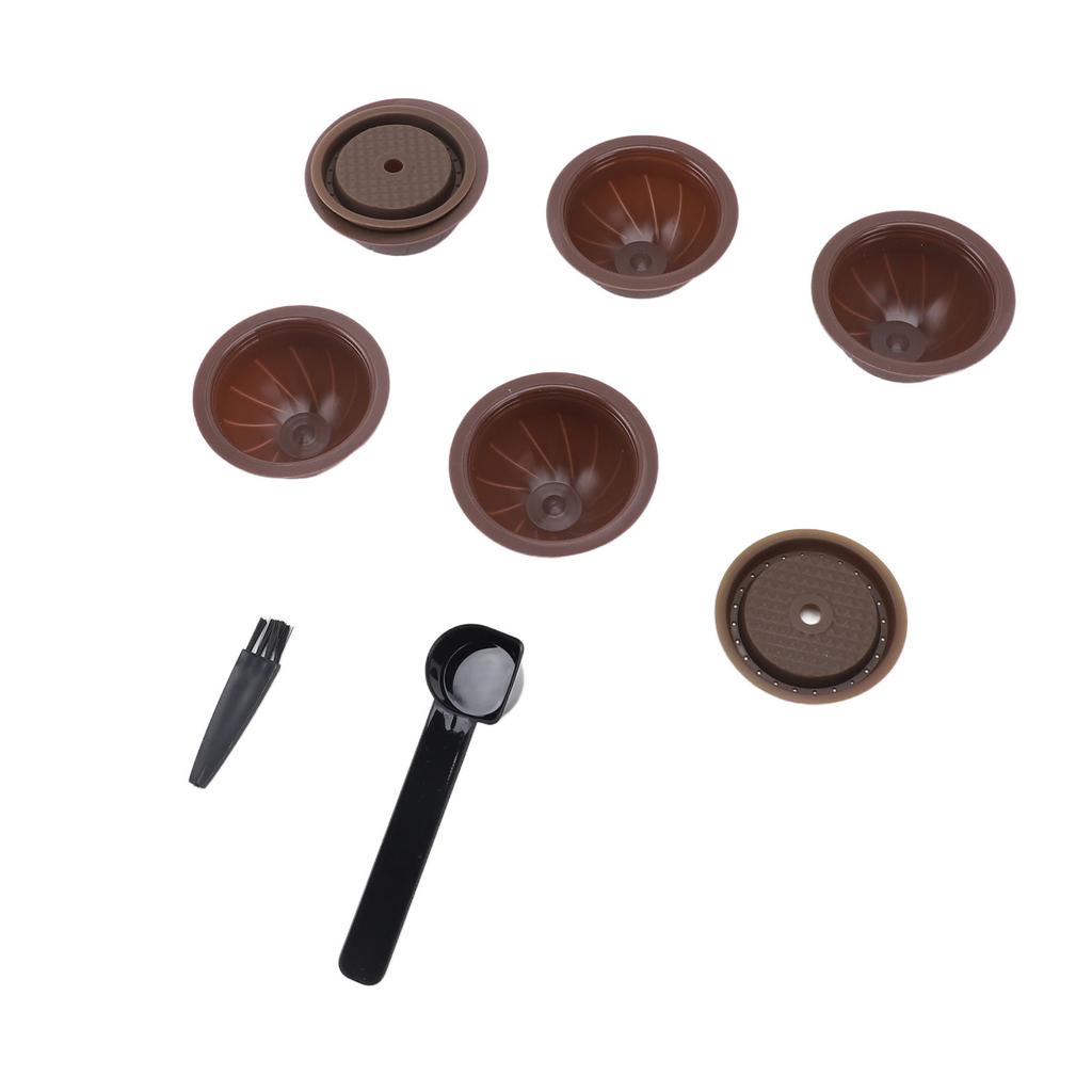 Reusable Capsule Kit For Nestle Vertuoline Coffee Machine with 5pcs Empty Refillable Pods 2pcs