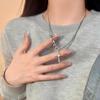 Luxury Cross Zircon Necklace For Women Fashion Hip Hop Cool Choker Necklace Pendant Party Jewelry Accessories Sweater Chain Gifts
