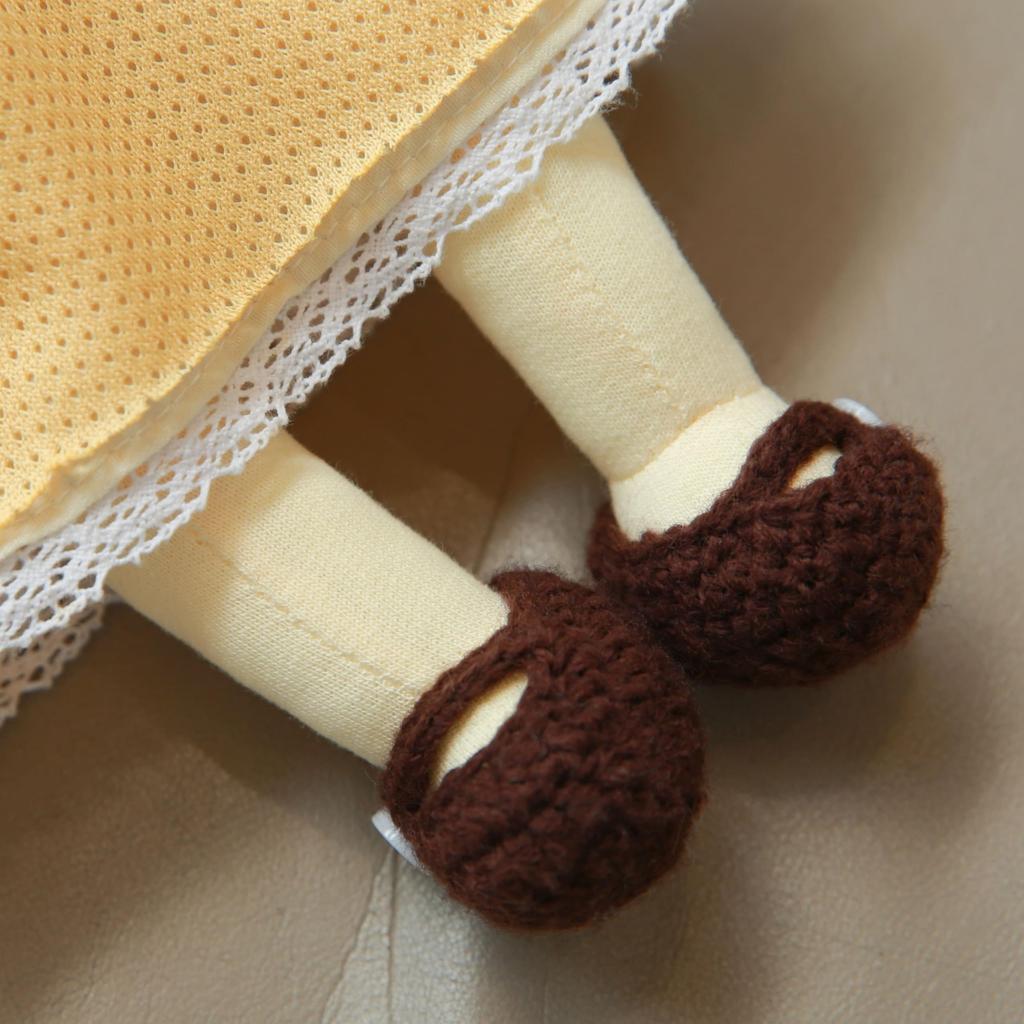 BlissfulPixie Waldorf Doll Waldorf Doll Handmade Doll - Amelia 30cm Soft Girl Cute Stuffed Toy Perfect Doll for Kids