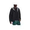 Under Armour Ua Stormproof Cloudstrike Minimalist Logo Comfortable Casual Hooded Jacket Men Jackets Black 1376066-003