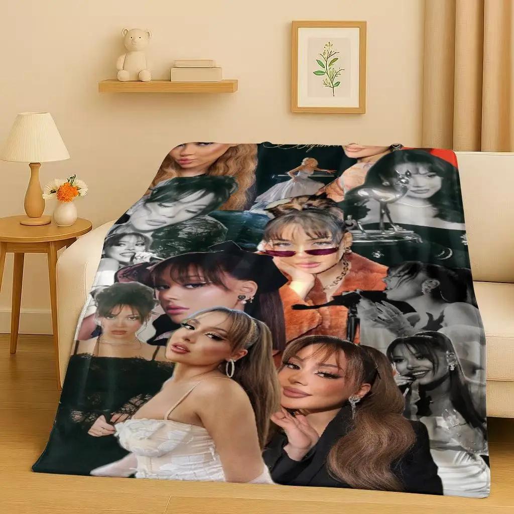 Fashion Pop Singer Ayliva Lieb Flannel Blanket,Ultra Soft Warm Plush Throw for Home Bedroom Bed Sofa Cover Kids Picnic Gift