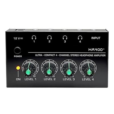 4-Kanal-Kopfhörerverstärker mit unabhängiger Lautstärkeregelung für Studioaufnahmen und Live-Monitoring