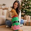 Christmas Dog Costume Green Pet Clothes for Holiday Party