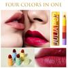 Nešiojamas 4-in-1 Mini Lūpdažių Rinkinys Vandeniui Atsparus Ilgai Išliekantis Nesitepantis Nepaliekantis Žymių Mini Aksominis Lūpdažis Lūpdažių Rinkinys
