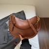 Rivet Crossbody Bag Women's Vintage Underarm Bag Commuter Shoulder Bag