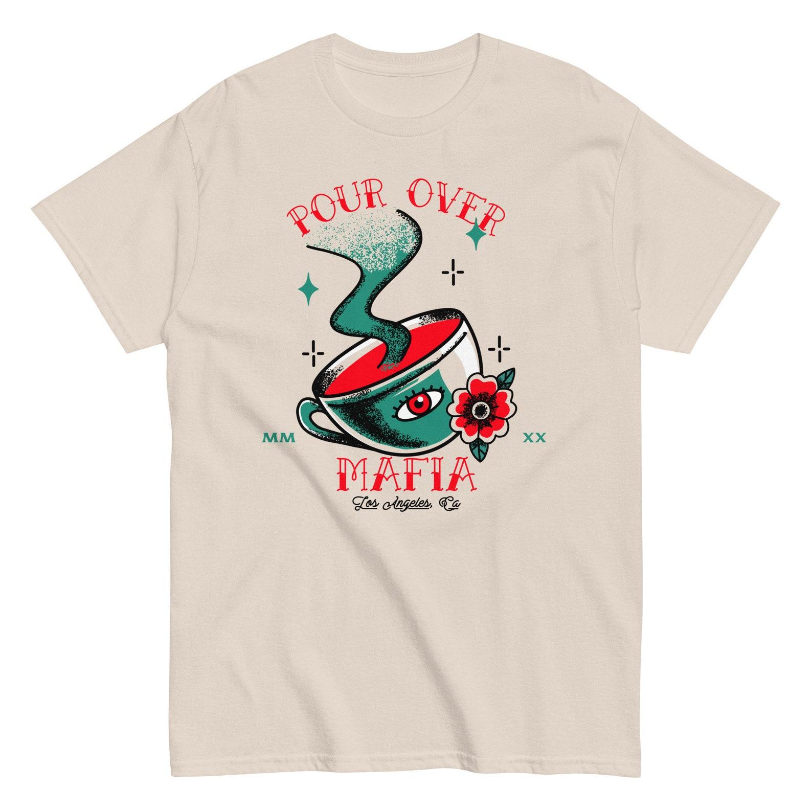 Pour Over Mafia Coffee Lover Shirt S