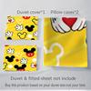 3Pcs Mickey Mouse Bedding Sets For All Sizes New 3D Printed Bed Cover Comforter Duvet Cover Pillowcase Bedroom Decoration