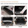 4pcs Car Door Shock Absorber Protection Sticker for Skoda Yeti Rapid Superb 3 Fabia Kodiaq Karoq Octavia VRS Roomster Scala  ZJ9