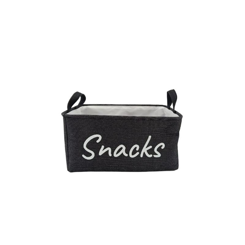 Fabric desktop storage basket storage basket household wardrobe miscellaneous box hand-held foldable storage