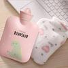PVC Cartoon Plush Hot Water Bottle - Removable, Washable, Explosion-Proof Hand and Foot Warmer